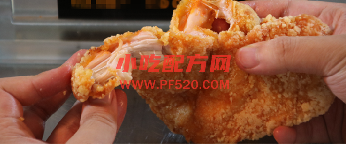 台湾轰炸大鸡排小吃技术配方视频教程教学 第4张